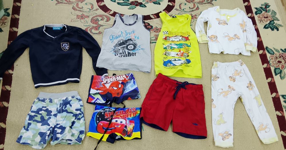 Вещи для мальчика 3-4 года