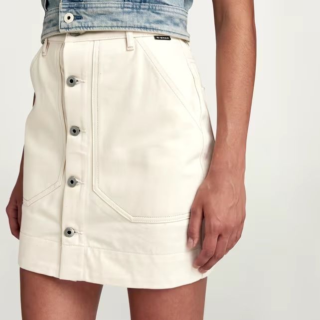 G-STAR RAW Button Skirt оригинална пола номерация 27 размер XS