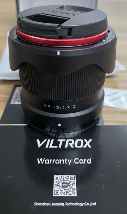 Obiectiv APS-C montura Nikon Z, Viltrox 15 mm, f1.7