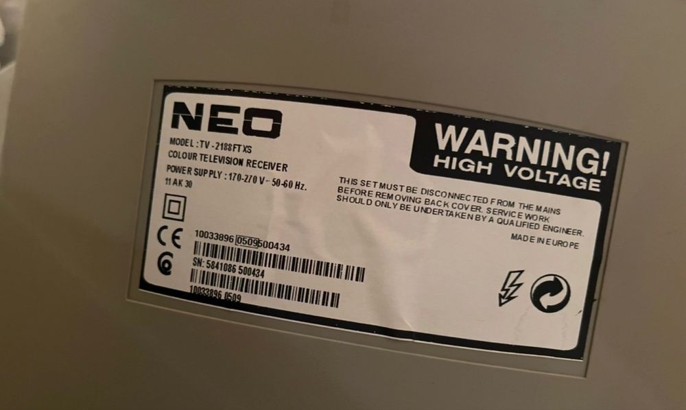 Телевизор Neo с възможност за монтаж на антена