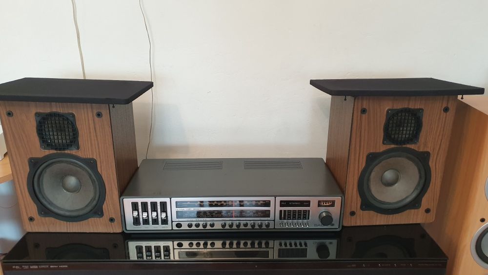 Amplituner vintage Saba Ultra HIFi 9080 cu boxe Crang • OLX.ro