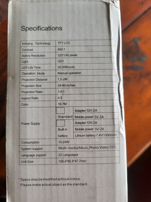 Led проектор 320*240 пикселей