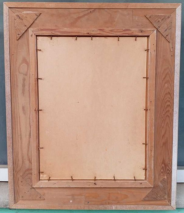 Tablou vechi - floare soarelui si maci - semnat I. Tuculescu