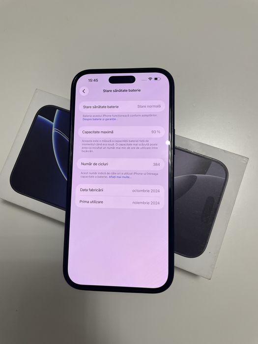 Iphone 16 pro max 256 gb