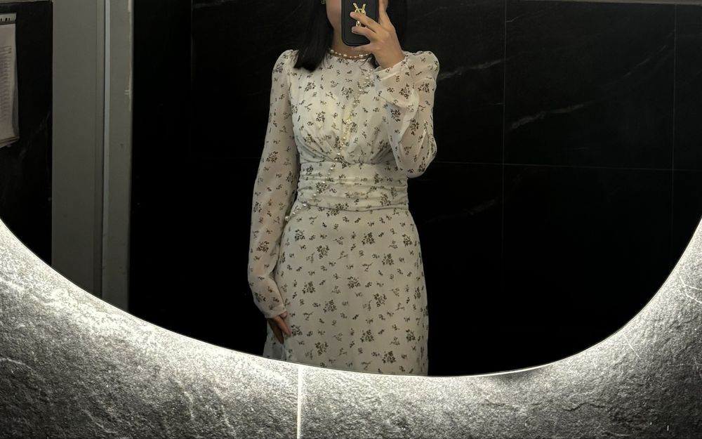 весеннее платье размер s