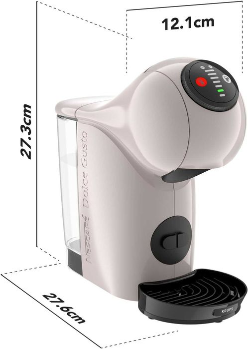Кафемашина с капсули KRUPS NESCAFE Dolce Gusto Genio S, KP243AF0, бежава