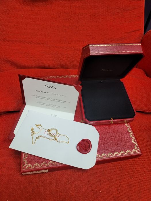 Колие -Розово- CARTIER Juste un clou 36 брилянта