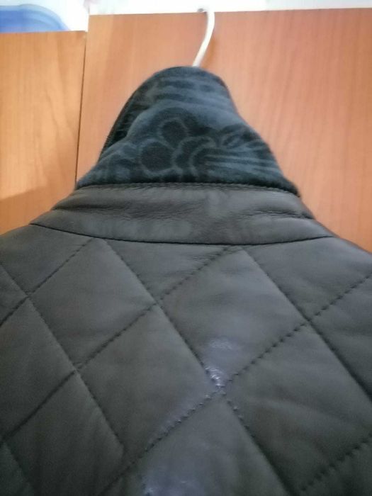 Geacă autentică Etro piele și fîș