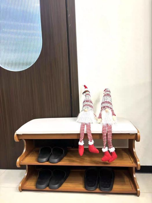 Полка для обуви с пуфиком