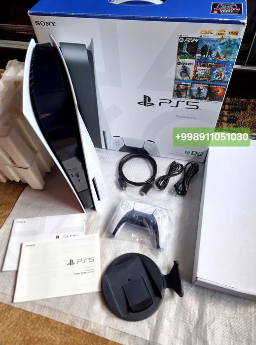 PlayStation 5 diskovodlik yangi full komplekt 4k UltraHd 120GHz.