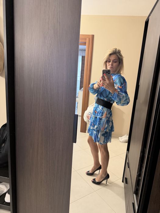 Рокля лятна синя