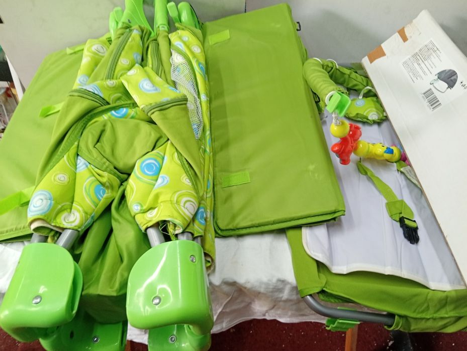 Преносимо детско легло кошара сгъваемо