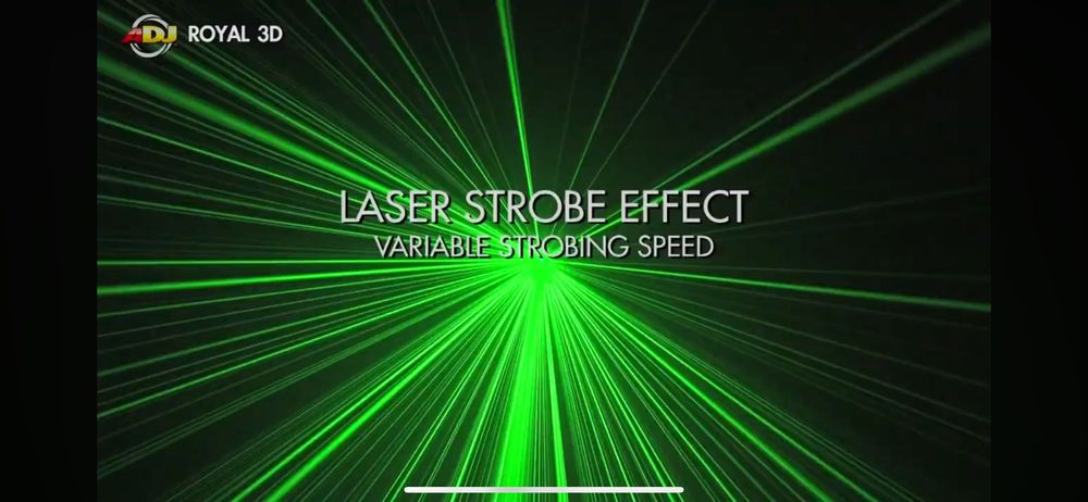 Оборудване за лазерно осветление  Adj Royal 3D