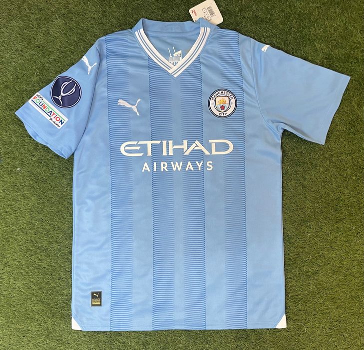 Тениска на Manchester City (M) Haaland (намалено)