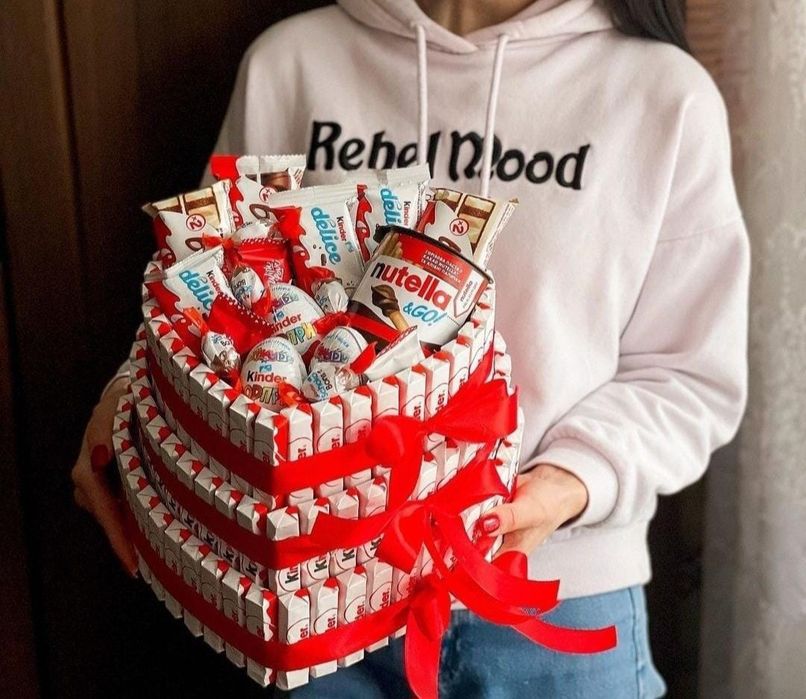 Подарок | подарок девушке | 57 видов | сладкий набор | букет | боксы