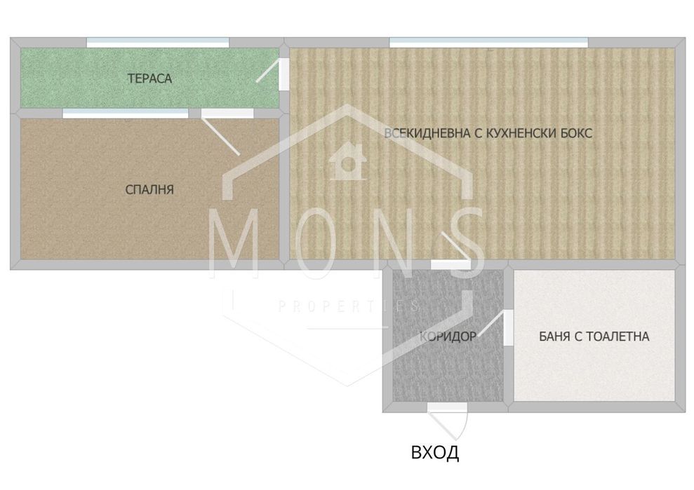 Дава се под наем Двустаен апартамент в Велико Търново, Картала - 60 кв.м за 275 € - Снимка #11