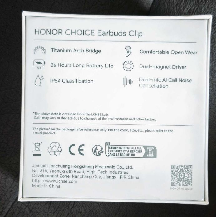 Honor choice earbuds clip