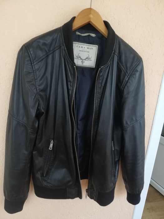 Geaca piele bărbati Zara Man L bomber