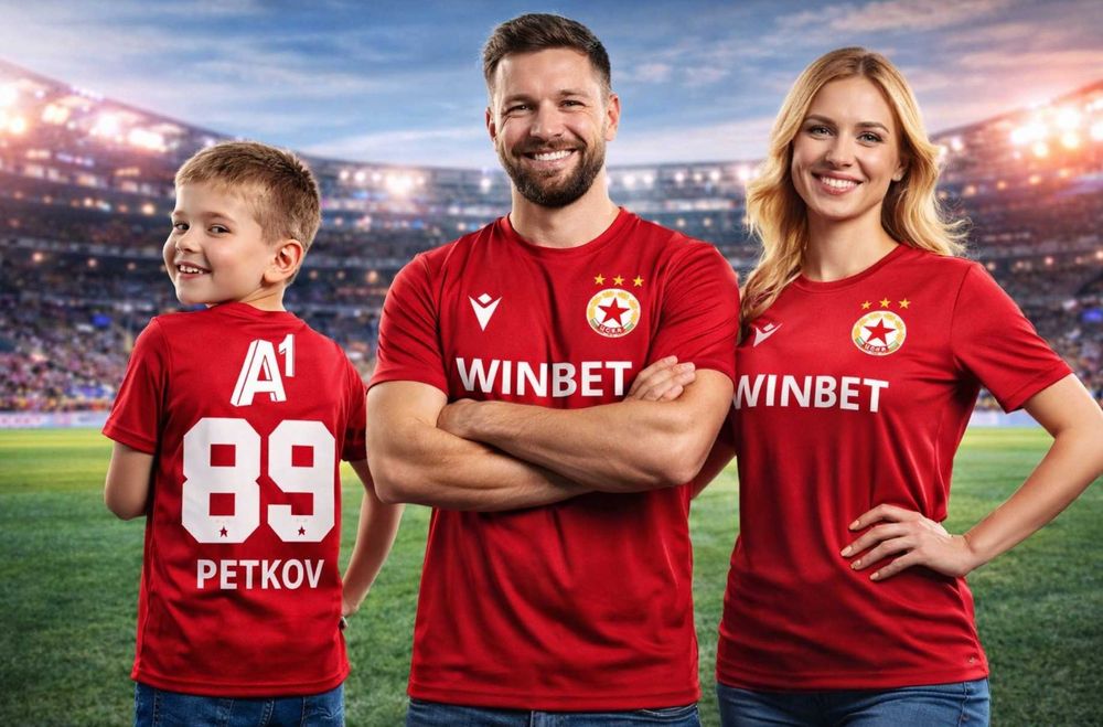 ЦСКА тениска с Име и Номер по желание , cska футболни тениски за мъже , жени и деца