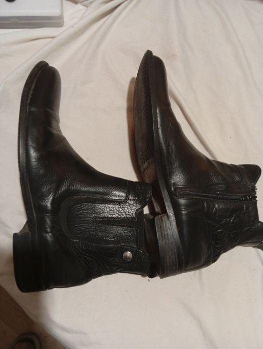 Черни боти №43 естествена кожа