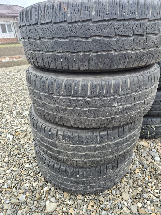 Vând jante+cauciucuri de Wv T5 225/65/16 C M+S 5/120/16 imp Germania