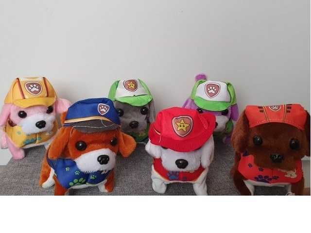 Детска играчка Куче лаещо и ходещо Патрул ПЛЮШ