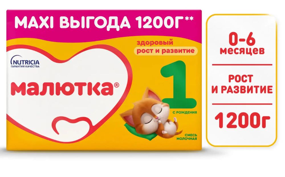 Молочная смесь малютка