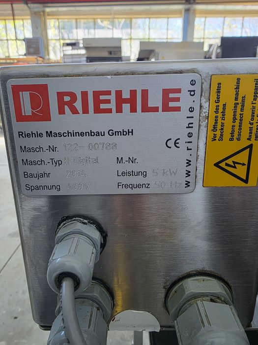 Професионален немски пържолник за понички/берлинери Riehle с 2 кошници