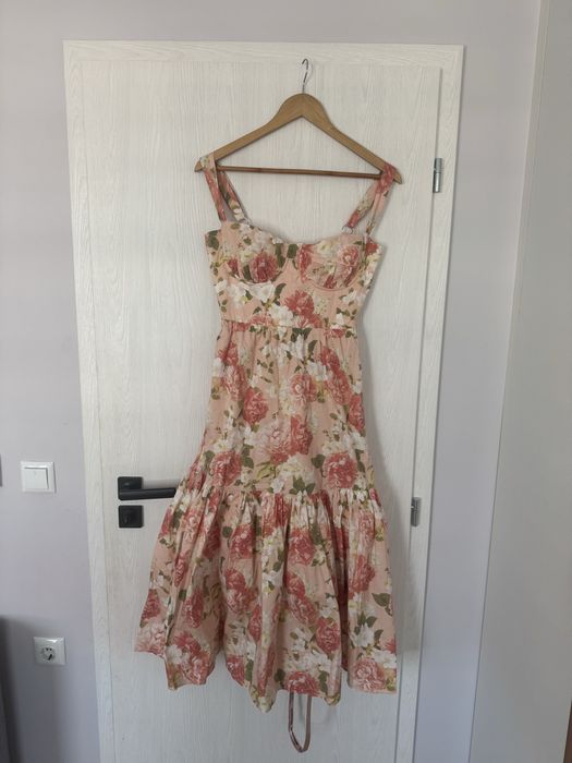 Рокля House of CB размер S розова нова цветя цветна