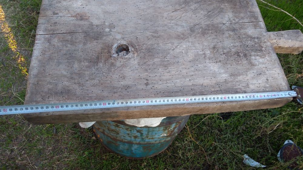 Много стара дъска за рязане