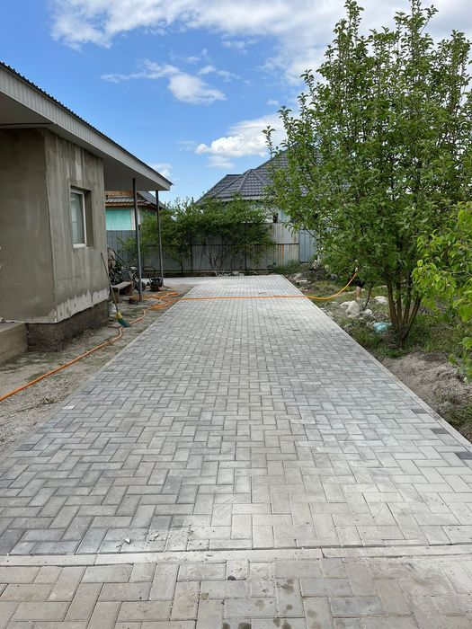 Укладка брусчатки