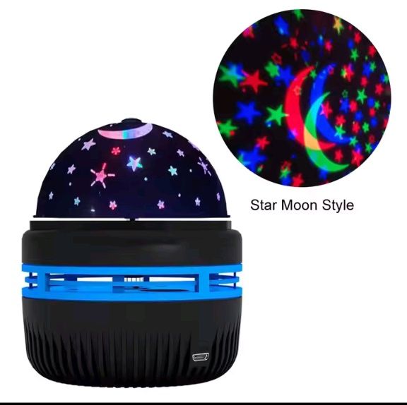 Нощна лампа с прожекция