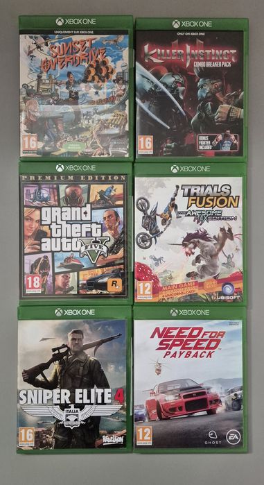 Xbox One 500GB + Kinect + 2 Controllere + 12 Jocuri