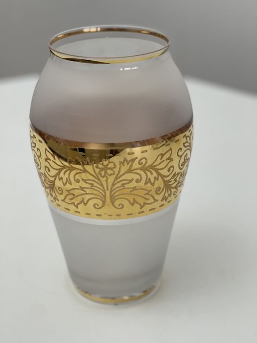 Ваза чешское богемское стекло Прага,