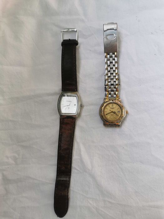 Ceasuri Fossil si Sekonda functioneaza cu baterii (quartz)