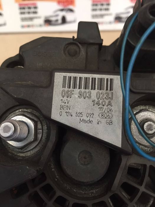 Alternator 1.9 BRB BKE 2.0 BLB BRE BRD 140A Audi A4 B7 Original