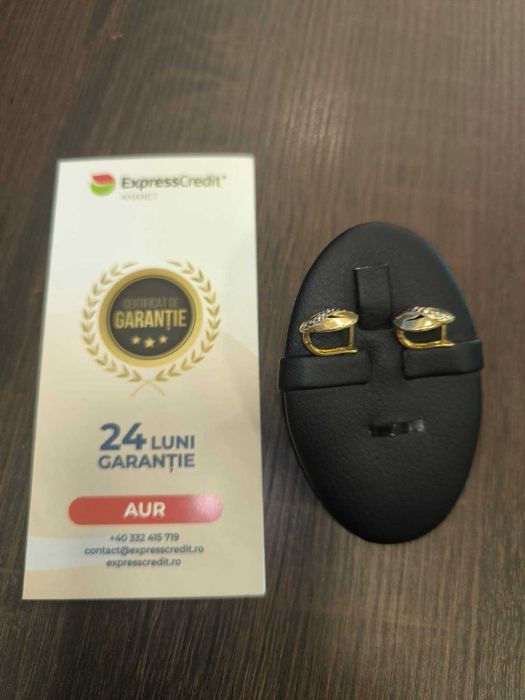 Cercei aur 14k 3,08 grame (AG24 Harlau b.45373.2)- Garantie 2 ani!