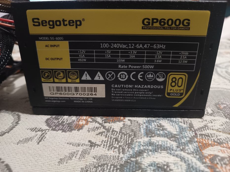 Sursă Segotep 80 plus Gold