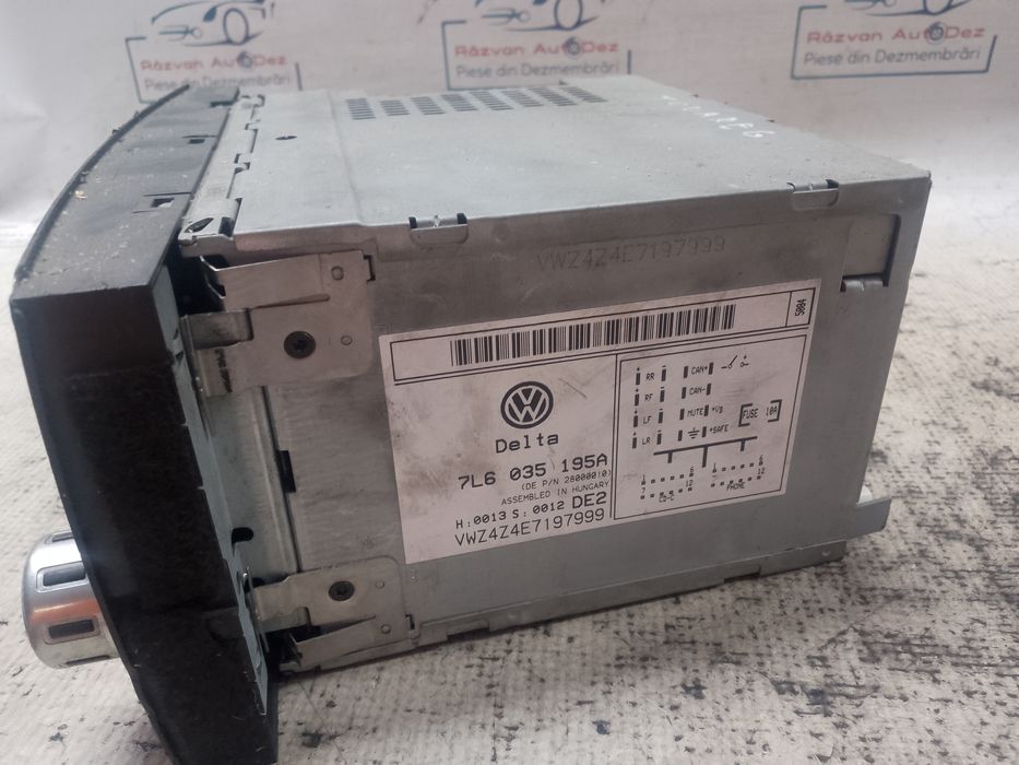 cd player  volkswagen touareg 2006