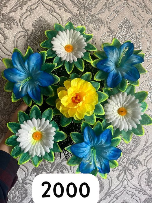 Цветы искусственные венки ритуальные