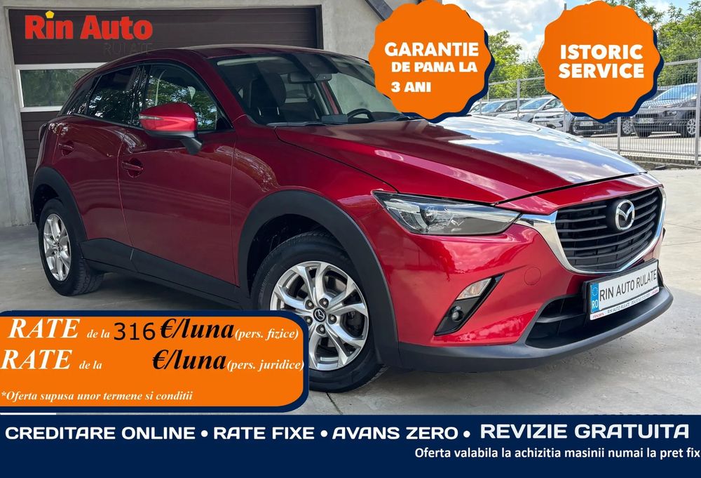 Mazda CX-3 Garantie - TVA 21% - Posibilitate vanzare si in RATE Credit Leasing