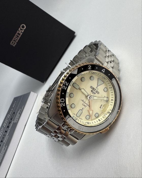 Seiko 5 Sports GMT SSK046K1 - nou, în cutie