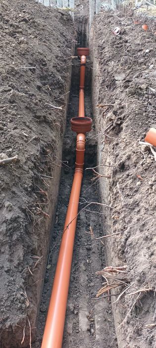 Септична яма , Канализация ,Багер ,Бобкат