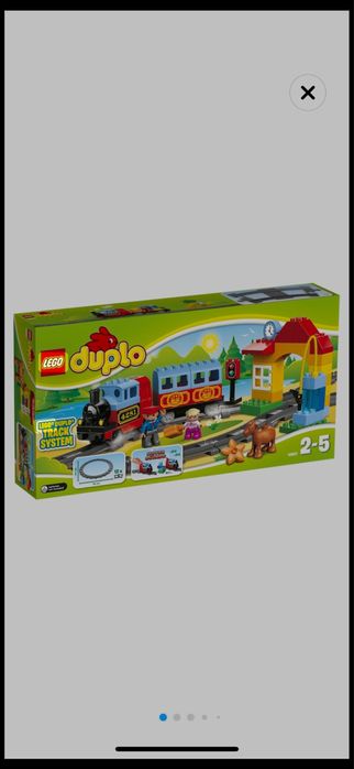Set sine tren lego duplo + set duplo thomas &friends