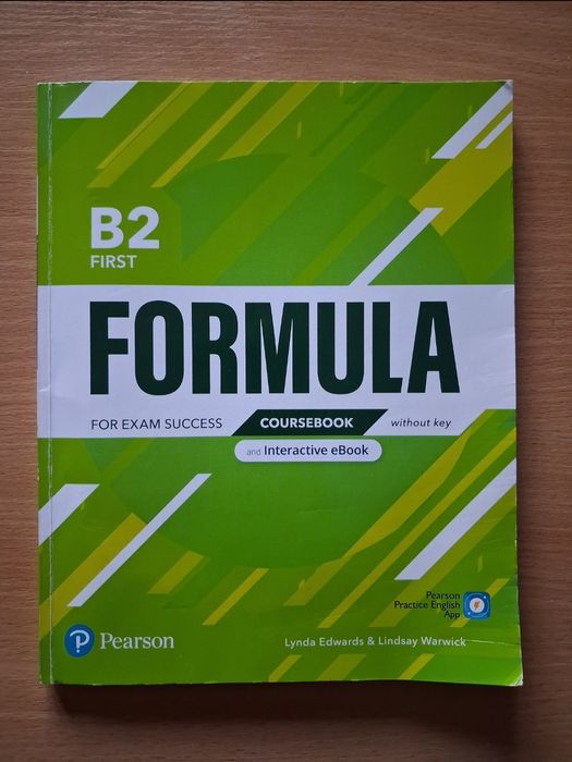 Учебник Formula B2 First (Coursebook) – Pearson (Запазен + бонус код)
