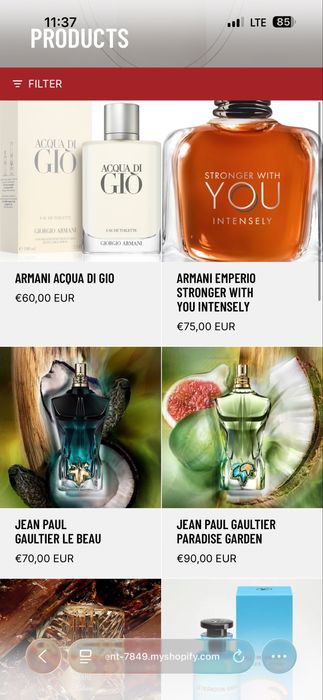 Продажба на дизайнерски парфюми