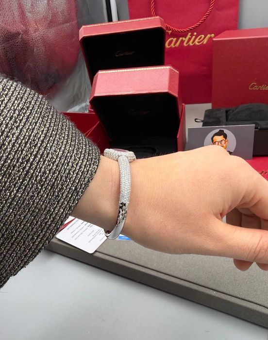 Cartier Baignoire full Diamond