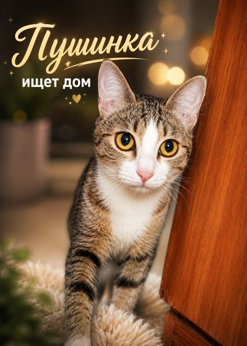 Котенок ПРИВИТЫЙ с паспортом