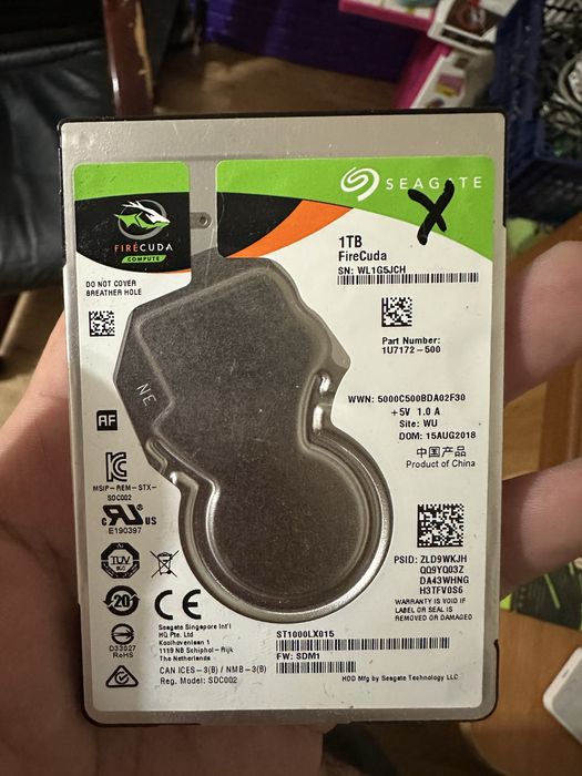 Seagate FireCuda 1 ТБ