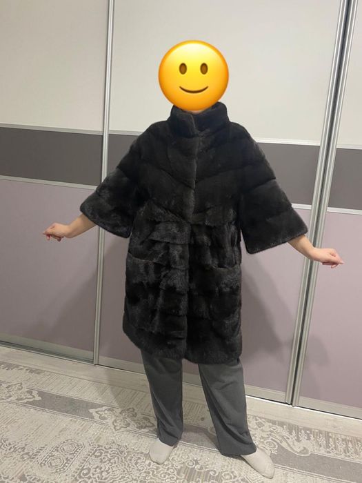 Норковая шуба, б/у, 42/44